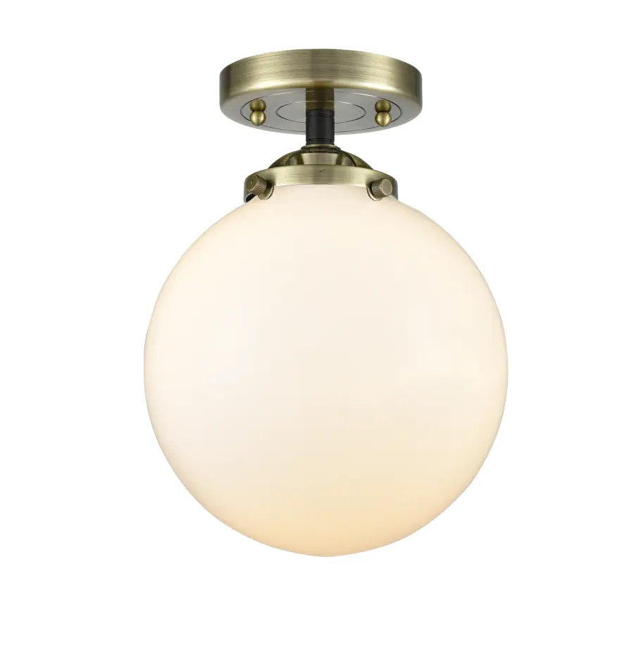 Beacon - Black Antique Brass - Semi-Flush Mount - Image 1