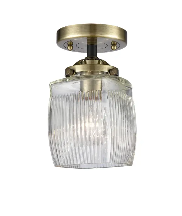 It's all in the details of the Nouveau line. A detailed base with sleek metal arm leads you to an absolutely gorgeous glass bulb that adds an unparalleled flair to any room you place these fixtures.