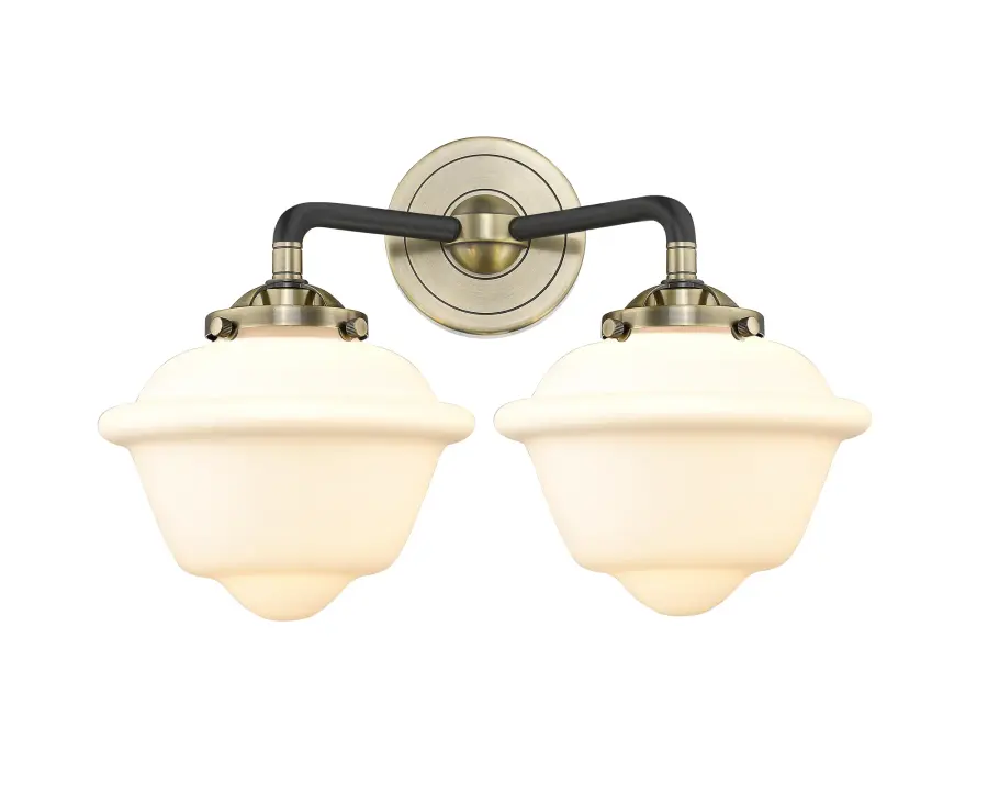 Oxford - Black Antique Brass - Bath Vanity Light - Image 1