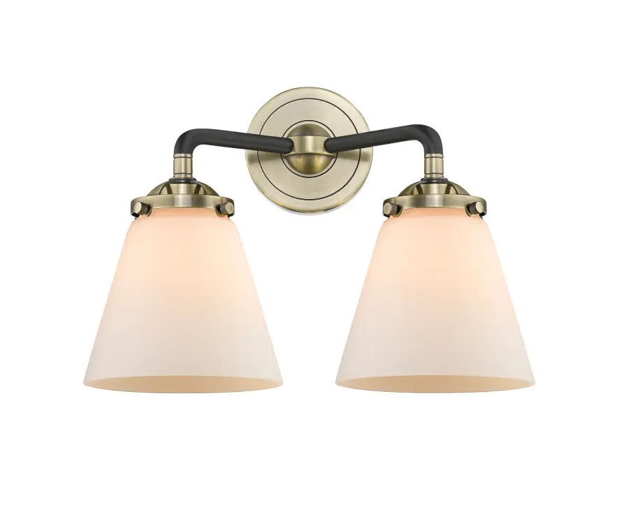 Cone - Black Antique Brass - Bath Vanity Light - Image 1