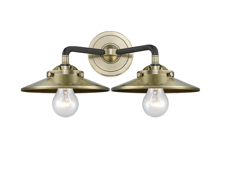Railroad - Black Antique Brass - Bath Vanity Light - Image 1