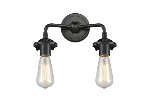 It's all in the details of the Nouveau line. A detailed base with sleek metal arm leads you to an absolutely gorgeous glass bulb that adds an unparalleled flair to any room you place these fixtures.