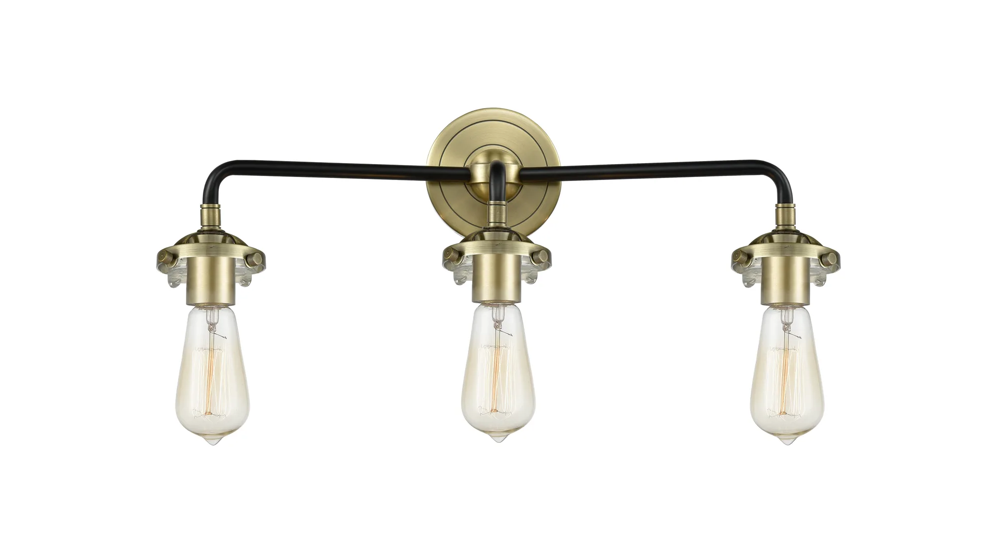Olean - Black Antique Brass - Bath Vanity Light