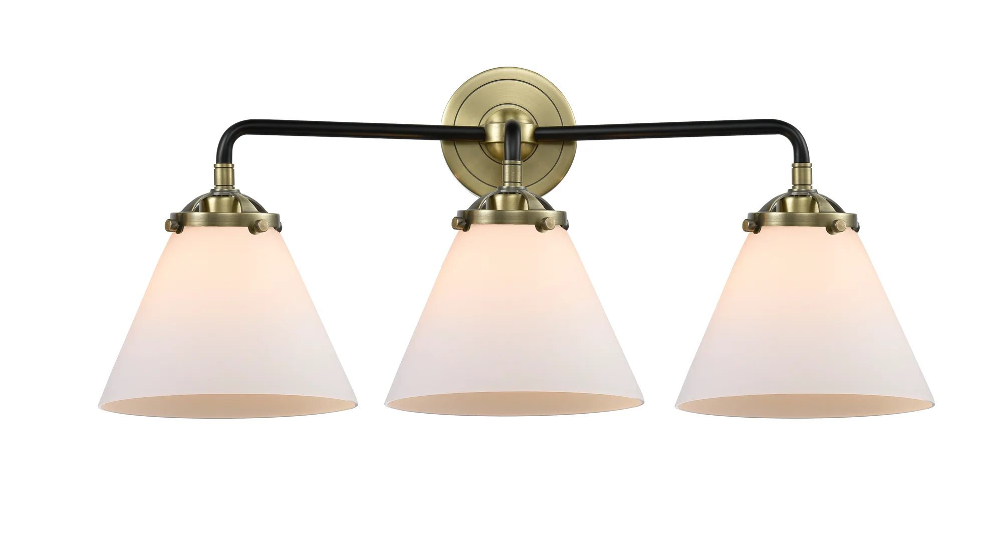 Cone - Black Antique Brass - Bath Vanity Light