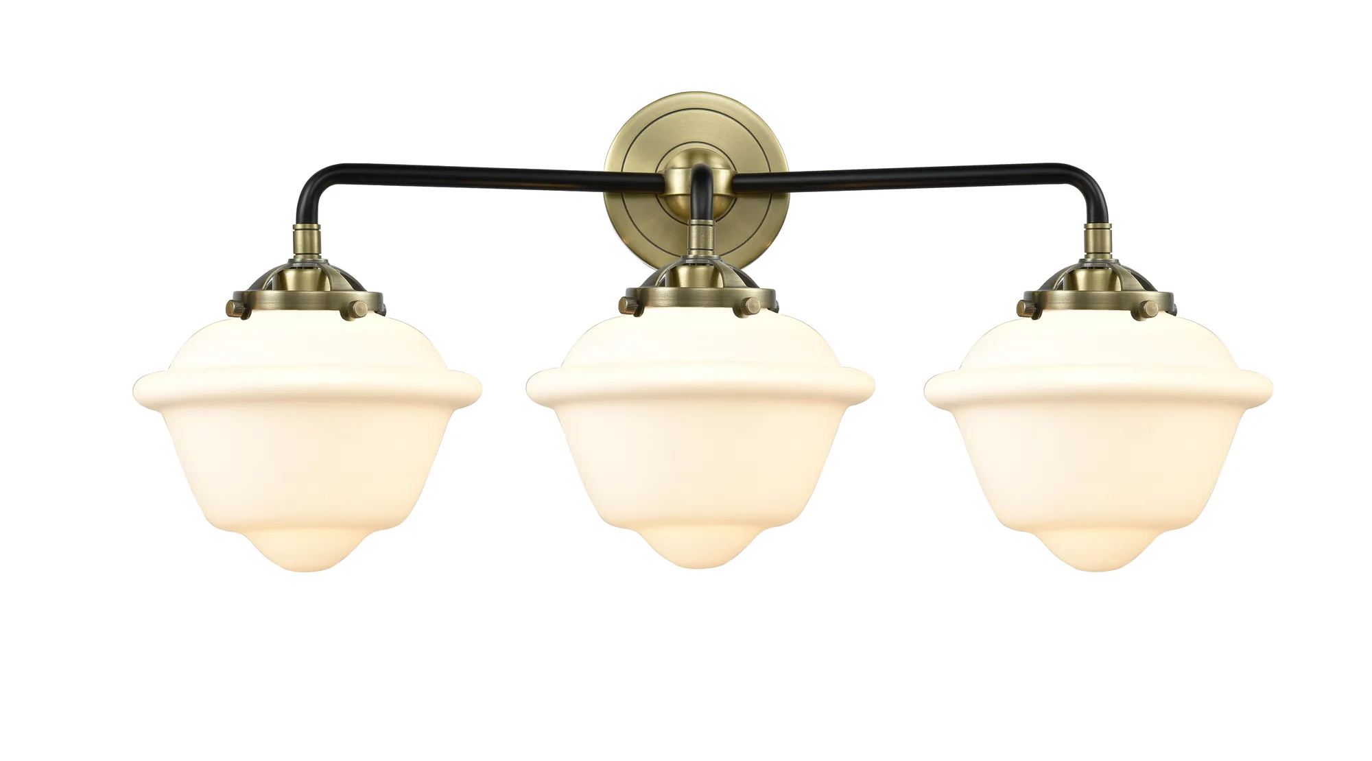 Oxford - Black Antique Brass - Bath Vanity Light