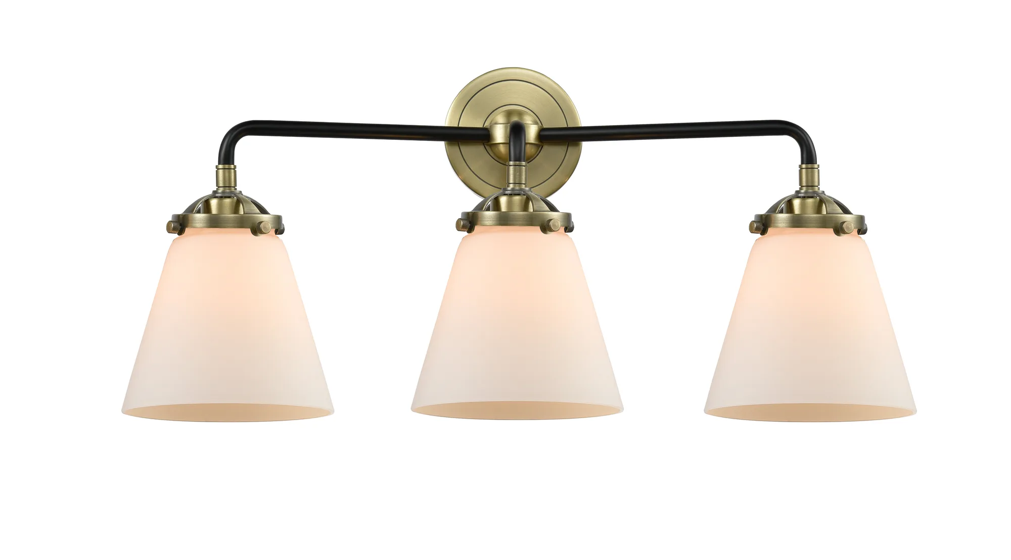 Cone - Black Antique Brass - Bath Vanity Light