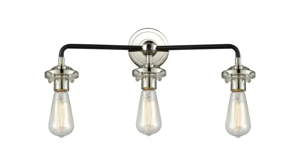 It's all in the details of the Nouveau line. A detailed base with sleek metal arm leads you to an absolutely gorgeous glass bulb that adds an unparalleled flair to any room you place these fixtures.