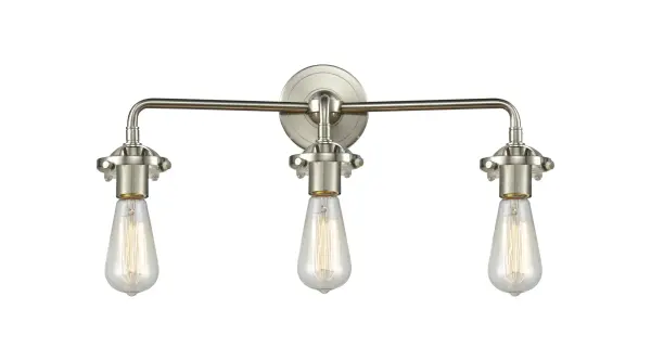 It's all in the details of the Nouveau line. A detailed base with sleek metal arm leads you to an absolutely gorgeous glass bulb that adds an unparalleled flair to any room you place these fixtures.