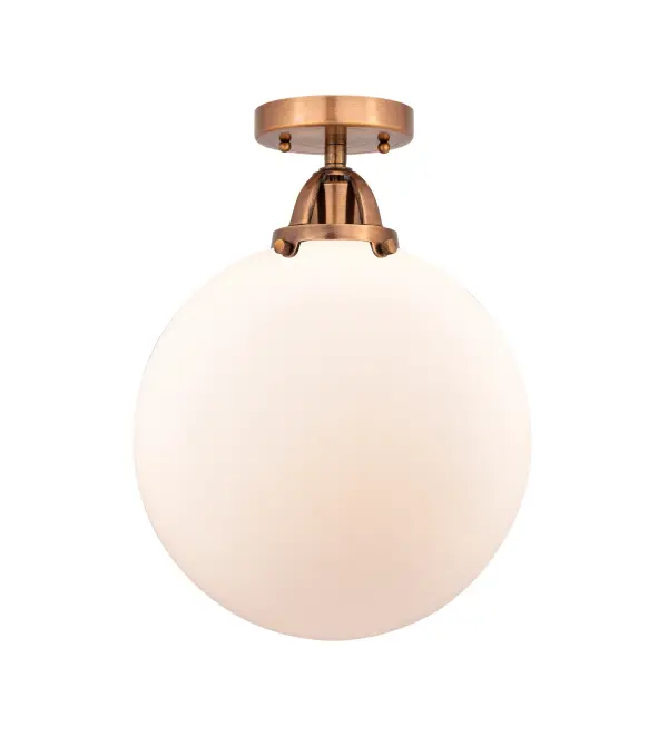 The Nouveau 2 is a highly detailed work of art that draws the eyes into its base and arm detail. The true show stopping piece is the beautifully curved glass shade that's sure to wow you and guests alike.