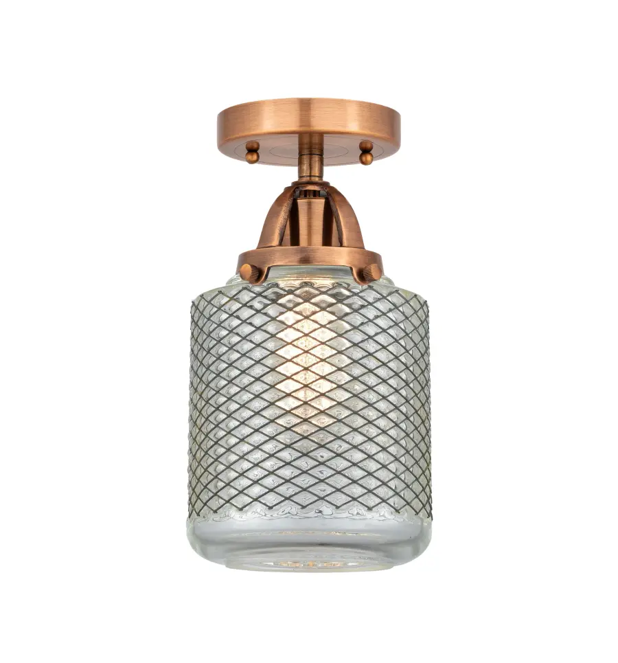 Stanton - Antique Copper - Semi-Flush Mount - Image 1