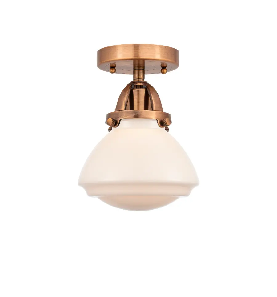 Olean - Antique Copper - Semi-Flush Mount - Image 1