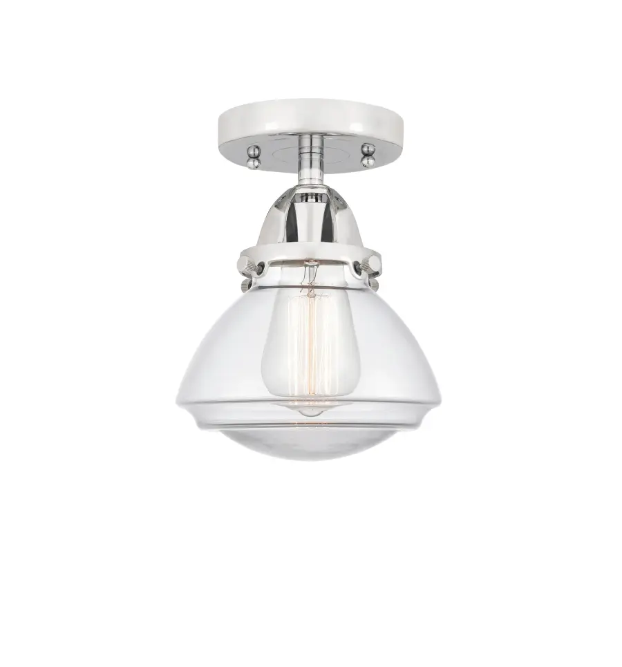 Olean - Polished Chrome - Semi-Flush Mount - Image 1