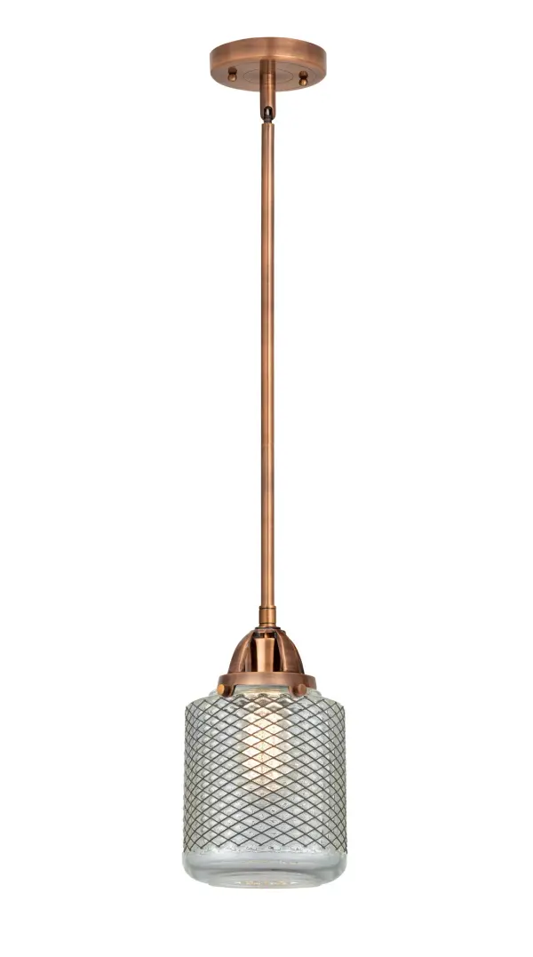 The Nouveau 2 is a highly detailed work of art that draws the eyes into its base and arm detail. The true show stopping piece is the beautifully curved glass shade that's sure to wow you and guests alike.