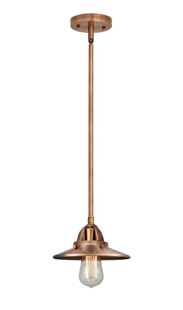 The Nouveau 2 is a highly detailed work of art that draws the eyes into its base and arm detail. The true show stopping piece is the beautifully curved glass shade that's sure to wow you and guests alike.