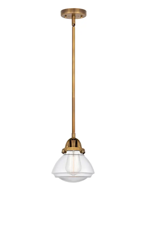 The Nouveau 2 is a highly detailed work of art that draws the eyes into its base and arm detail. The true show stopping piece is the beautifully curved glass shade that's sure to wow you and guests alike.
