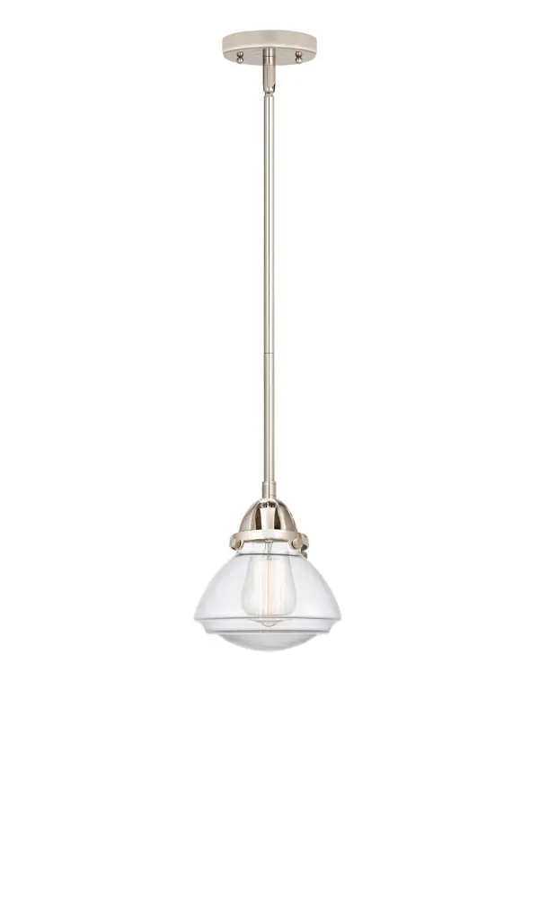 The Nouveau 2 is a highly detailed work of art that draws the eyes into its base and arm detail. The true show stopping piece is the beautifully curved glass shade that's sure to wow you and guests alike.