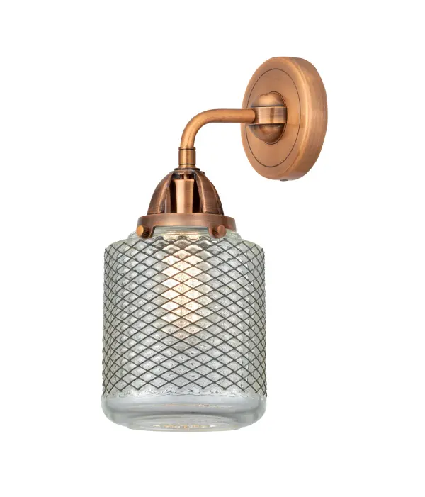 The Nouveau 2 is a highly detailed work of art that draws the eyes into its base and arm detail. The true show stopping piece is the beautifully curved glass shade that's sure to wow you and guests alike.