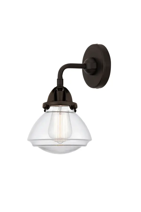 The Nouveau 2 is a highly detailed work of art that draws the eyes into its base and arm detail. The true show stopping piece is the beautifully curved glass shade that's sure to wow you and guests alike.