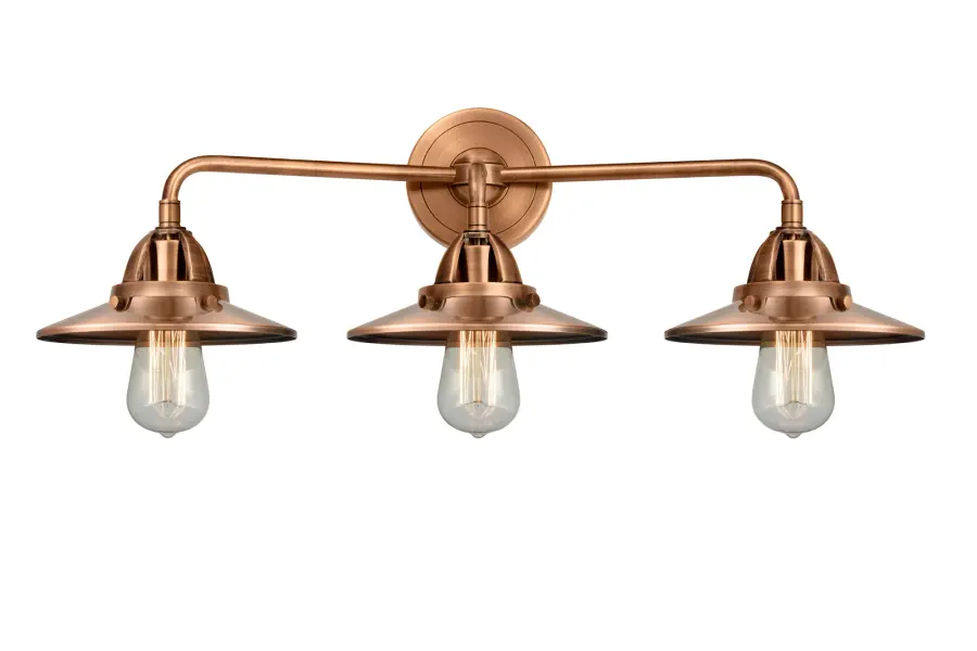 Railroad - Antique Copper - Bath Vanity Light - Image 1