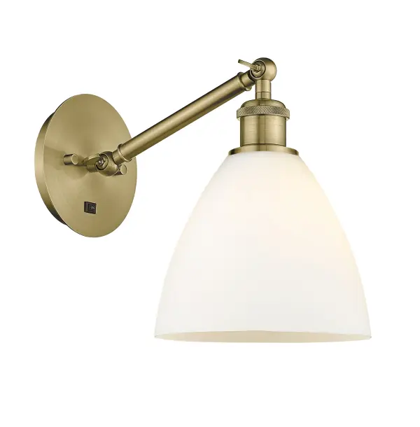 A truly dynamic fixture, the Ballston fits seamlessly amidst most décor styles. Its sleek design and vast offering of finishes and shade options makes the Ballston an easy choice for all homes.