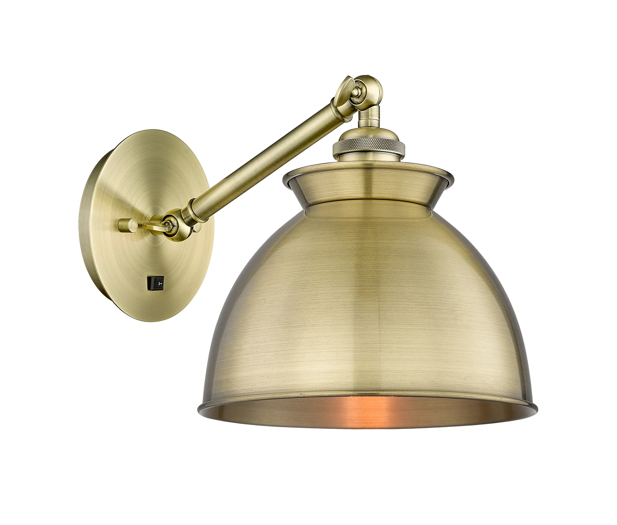 Adirondack - Antique Brass - Adjustable Sconce