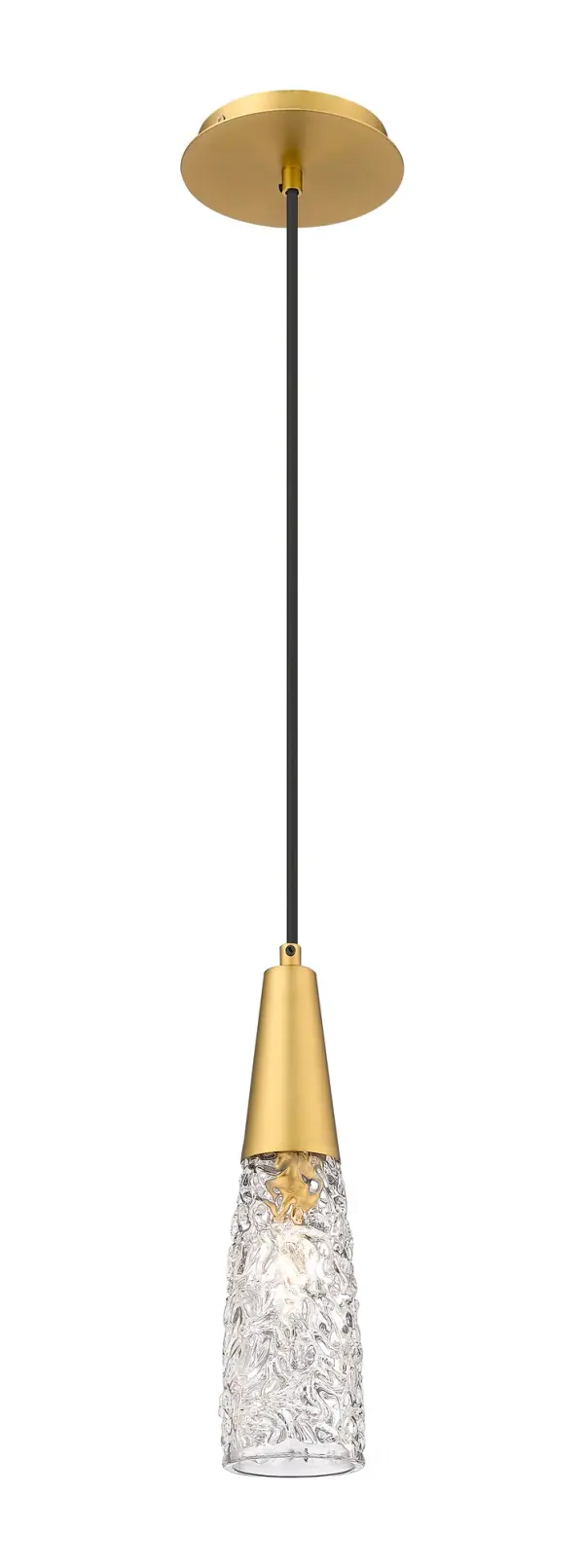 The Amherst Brook Collection embodies a striking blend of natural allure and contemporary elegance. Each fixture in this collection showcases a dynamic, flowing design, beautifully ensconced within a sleek, clear glass cone. The result is a luminary that not only illuminates spaces but does so with a flair of modern sophistication that captivates and delights.
