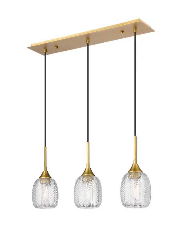 Elegance redefined, the Berkshire Collection offers a seamless fusion of classic sophistication and contemporary flair. Characterized by its distinctive herringbone pattern, each fixture presents a unique and refined aesthetic. The clear glass components enhance this modern appeal, allowing light to disperse captivatingly and illuminate any space with a warm, inviting glow.