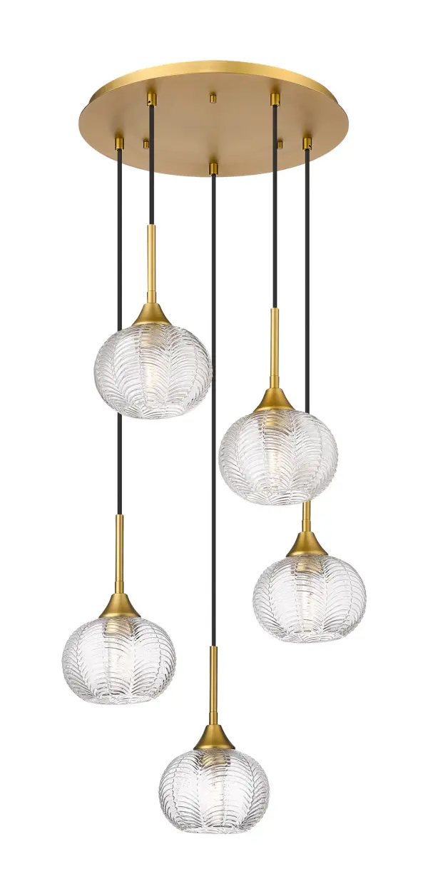 Elegance redefined, the Berkshire Collection offers a seamless fusion of classic sophistication and contemporary flair. Characterized by its distinctive herringbone pattern, each fixture presents a unique and refined aesthetic. The clear glass components enhance this modern appeal, allowing light to disperse captivatingly and illuminate any space with a warm, inviting glow.