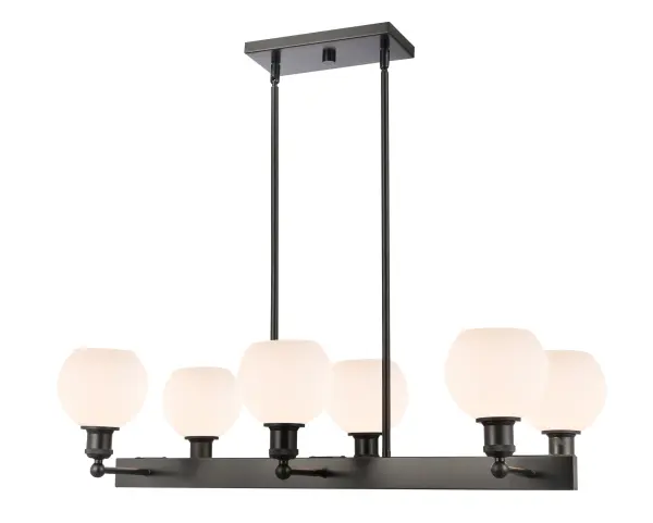 Spherical glass globes soften the industrial look in the Concord Collection.  The fixtures will blend seamlessly into a room or become a focal point of any decor.