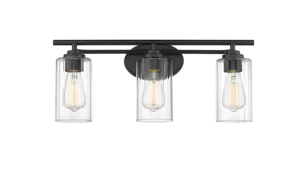 The Ice collection is subtle elegance for any décor style. An Edison style bulb’s soft light is perfectly complimented by the delicate ripples of the glass shade reminiscent of art nouveau design. Perfect for bath vanity lighting, this one-light fixture adds charm to any space.