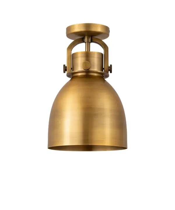 The Newton Bell is a modern industrial collection that incorporates exceptional architectural details with a beautiful globe shaped shade.  The iconic Bell shaped shade is available in either glass or heavy spun metal, making this collection perfect for creating a truly exceptional space.