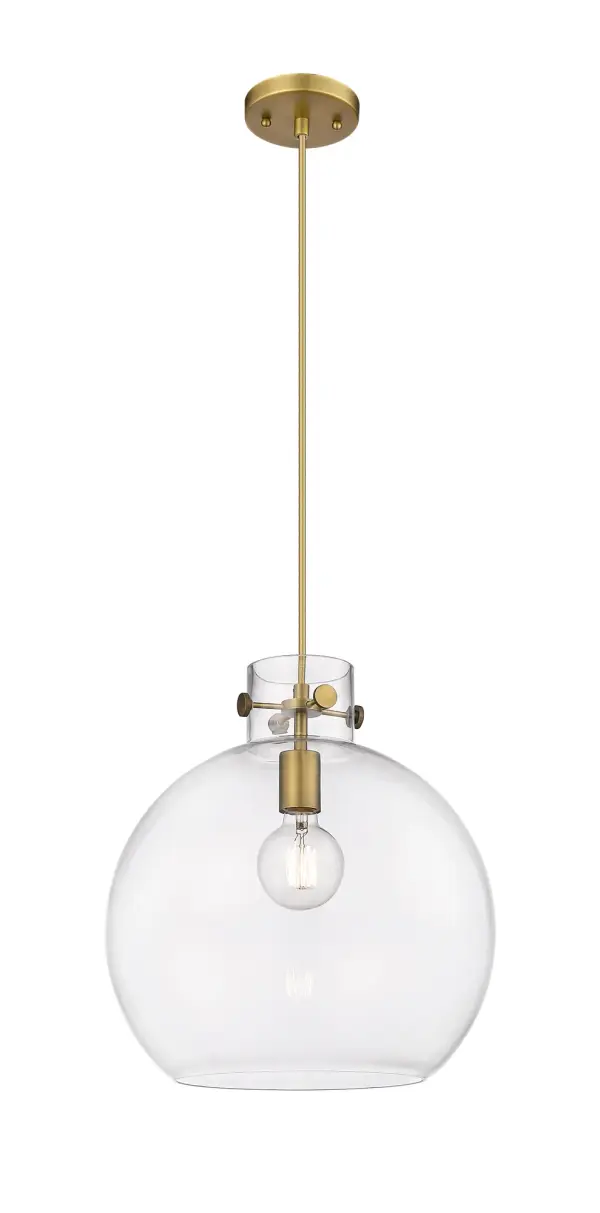 The Newton Sphere is a modern industrial collection that incorporates exceptional architectural details with a beautiful globe shaped shade.  The iconic sphere shaped shade is available in either glass or heavy spun metal, making this collection perfect for creating a truly exceptional space.