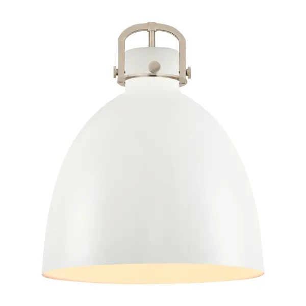 The Newton Bell is a modern industrial collection that incorporates exceptional architectural details with a beautiful globe shaped shade.  The iconic Bell shaped shade is available in either glass or heavy spun metal, making this collection perfect for creating a truly exceptional space.
