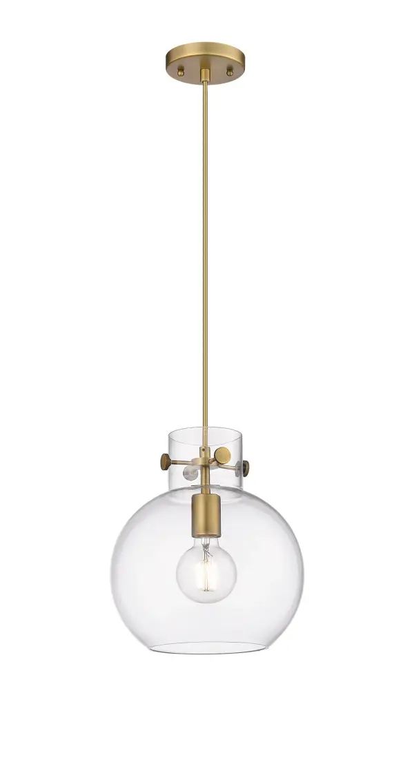 The Newton Sphere is a modern industrial collection that incorporates exceptional architectural details with a beautiful globe shaped shade.  The iconic sphere shaped shade is available in either glass or heavy spun metal, making this collection perfect for creating a truly exceptional space.