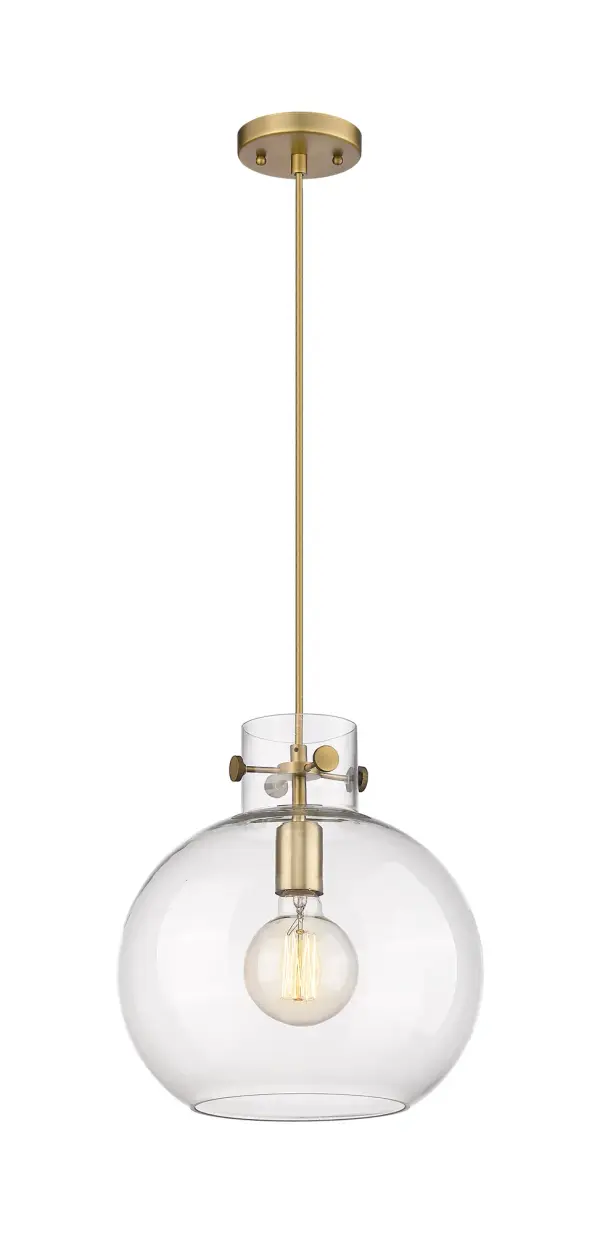 The Newton Sphere is a modern industrial collection that incorporates exceptional architectural details with a beautiful globe shaped shade.  The iconic sphere shaped shade is available in either glass or heavy spun metal, making this collection perfect for creating a truly exceptional space.