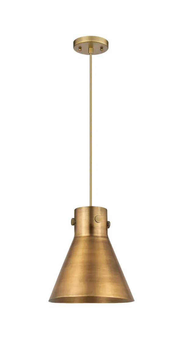 The Newton Cone is a modern industrial collection that incorporates exceptional architectural details and an equally striking cone shaped shade.  The geometric shape of the glass or metal shade give this collection a charming and timeless presence.