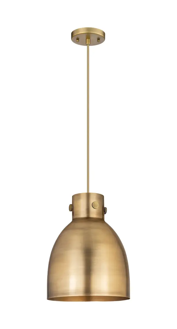 The Newton Bell is a modern industrial collection that incorporates exceptional architectural details with a beautiful globe shaped shade.  The iconic Bell shaped shade is available in either glass or heavy spun metal, making this collection perfect for creating a truly exceptional space.