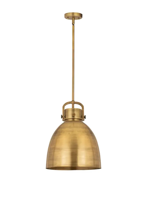The Newton Bell is a modern industrial collection that incorporates exceptional architectural details with a beautiful globe shaped shade.  The iconic Bell shaped shade is available in either glass or heavy spun metal, making this collection perfect for creating a truly exceptional space.