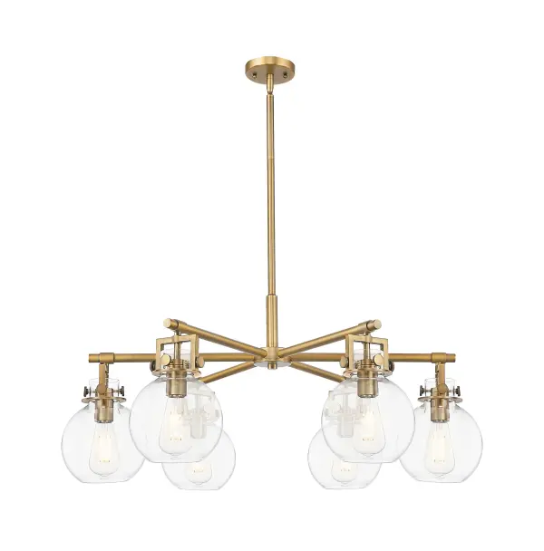 Newton Sphere - Brushed Brass - Chandelier - Image 1