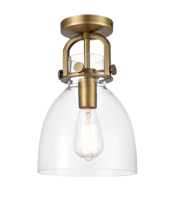 The Newton is a modern industrial collection that incorporates Exceptional architectural details and heavy metal design. These fixtures come together with a cone, bell, or sphere shaped shade, in metal or glass. Making this collection perfect for creating a truly exceptional space.