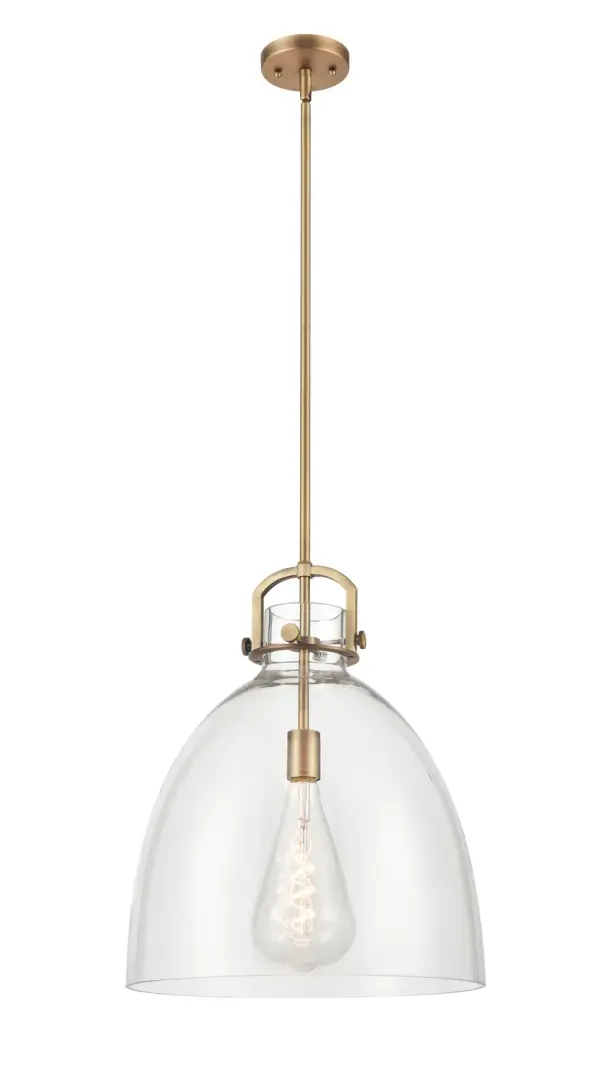 The Newton is a modern industrial collection that incorporates Exceptional architectural details and heavy metal design. These fixtures come together with a cone, bell, or sphere shaped shade, in metal or glass. Making this collection perfect for creating a truly exceptional space.