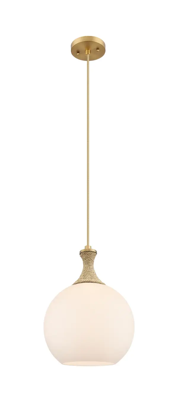 The Astor stands out with its intricate stem, available in detailed metal or rope designs, offering a refined balance between rustic charm and modern elegance. Its globe shade effortlessly adds texture and depth to any room.