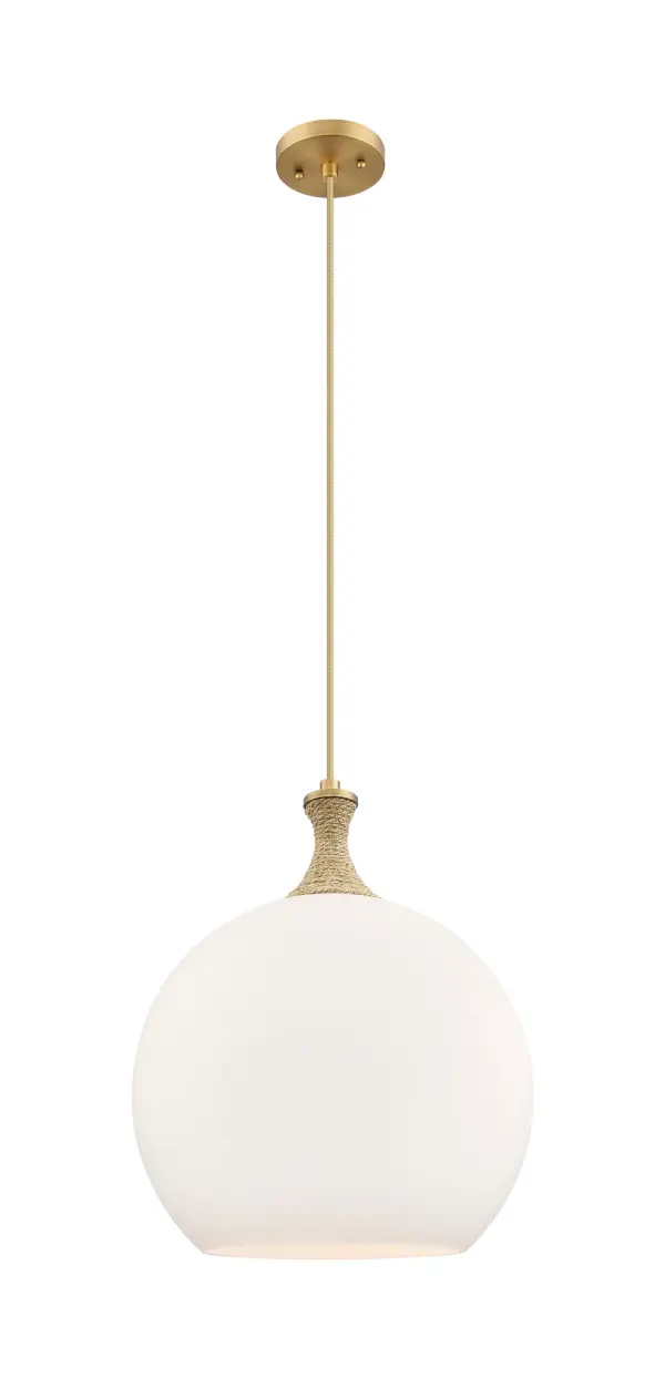 The Astor stands out with its intricate stem, available in detailed metal or rope designs, offering a refined balance between rustic charm and modern elegance. Its globe shade effortlessly adds texture and depth to any room.