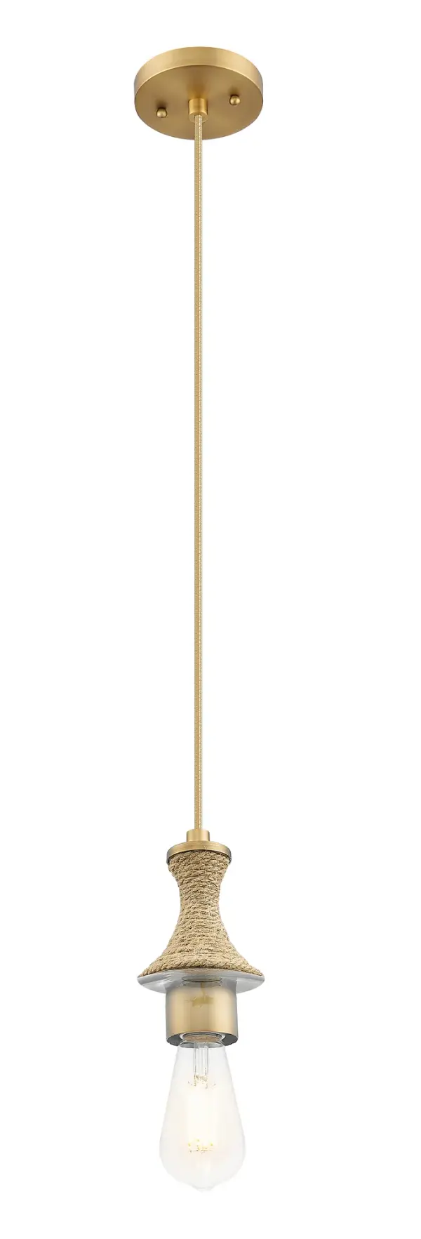 The Astor stands out with its intricate stem, available in detailed metal or rope designs, offering a refined balance between rustic charm and modern elegance. Its globe shade effortlessly adds texture and depth to any room.