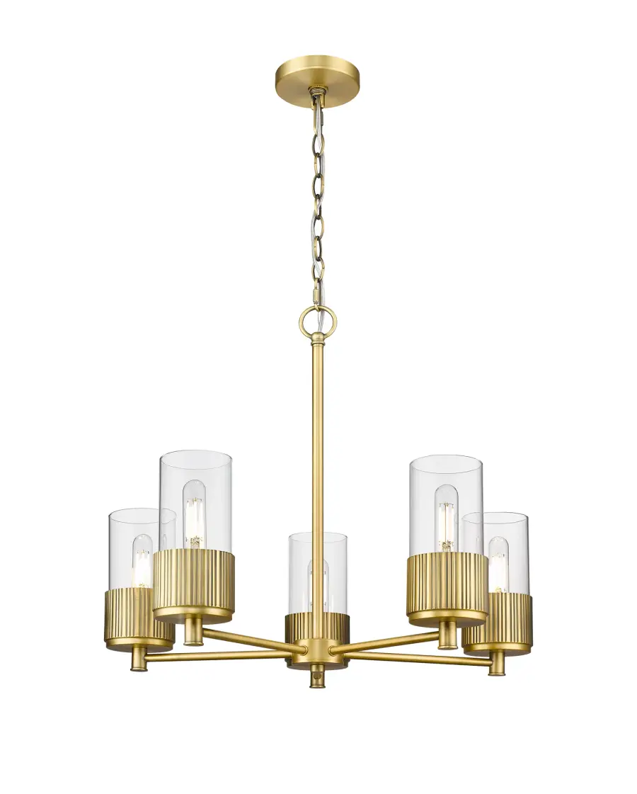 Bolivar - Brushed Brass - Chandelier - Image 1