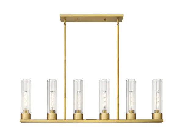 Empire - Brushed Brass - Linear Pendant - Image 1