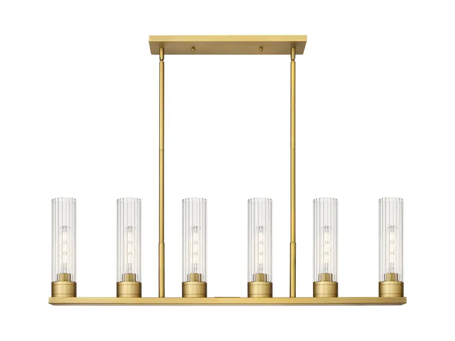 Empire - Brushed Brass - Linear Pendant - Image 1