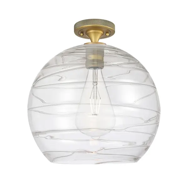 Details abound in the Crown Point Collection with an industrial take on modern sophistication. This stunning line of fixtures features cylindrical glass set in an updated restoration style frame with intricate knurling detail on the sockets, canopy, and finials.