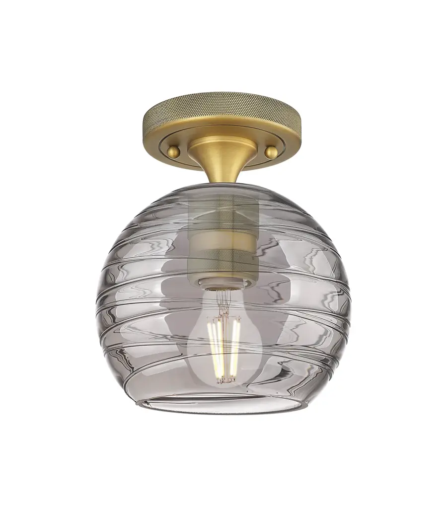 Crown Point - Brushed Brass - Flush Mount - Image 1