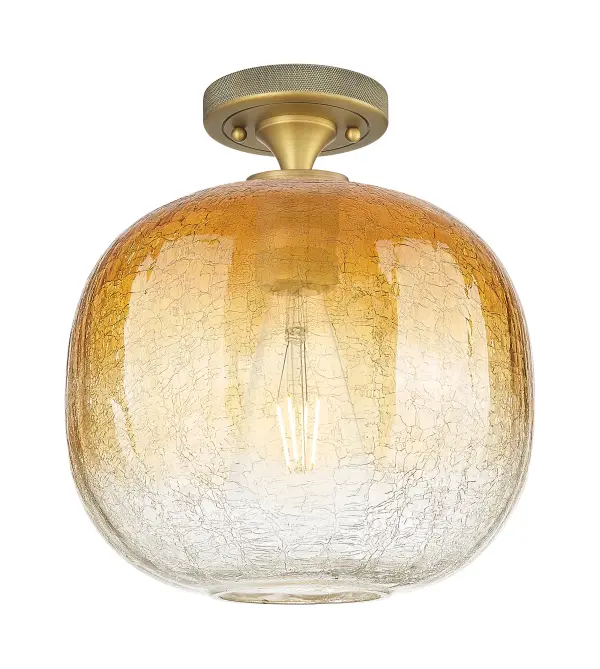 Details abound in the Crown Point Collection with an industrial take on modern sophistication. This stunning line of fixtures features cylindrical glass set in an updated restoration style frame with intricate knurling detail on the sockets, canopy, and finials.